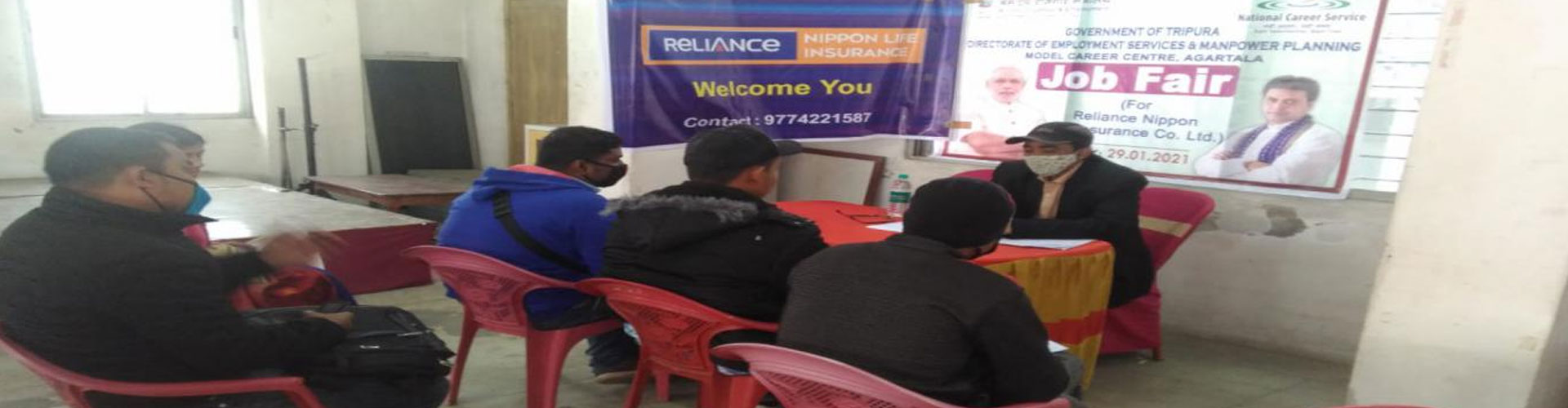 Image of Jobs fair with reliance insurance nippon life